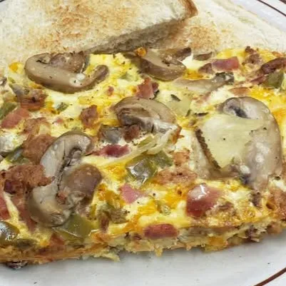 Omelet and Toast